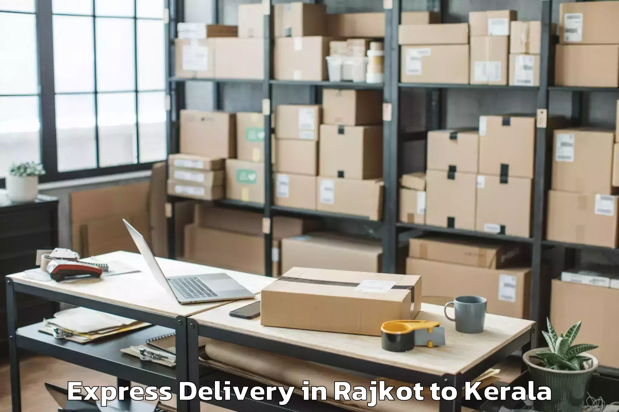 Affordable Rajkot to Adur Express Delivery